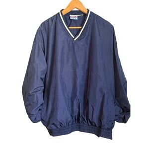 Vintage 90's Joe’s Sports Gear Blue Windbreaker Pullover Men's Large
